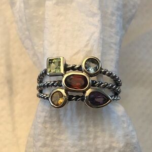 Multi-colored SS ring